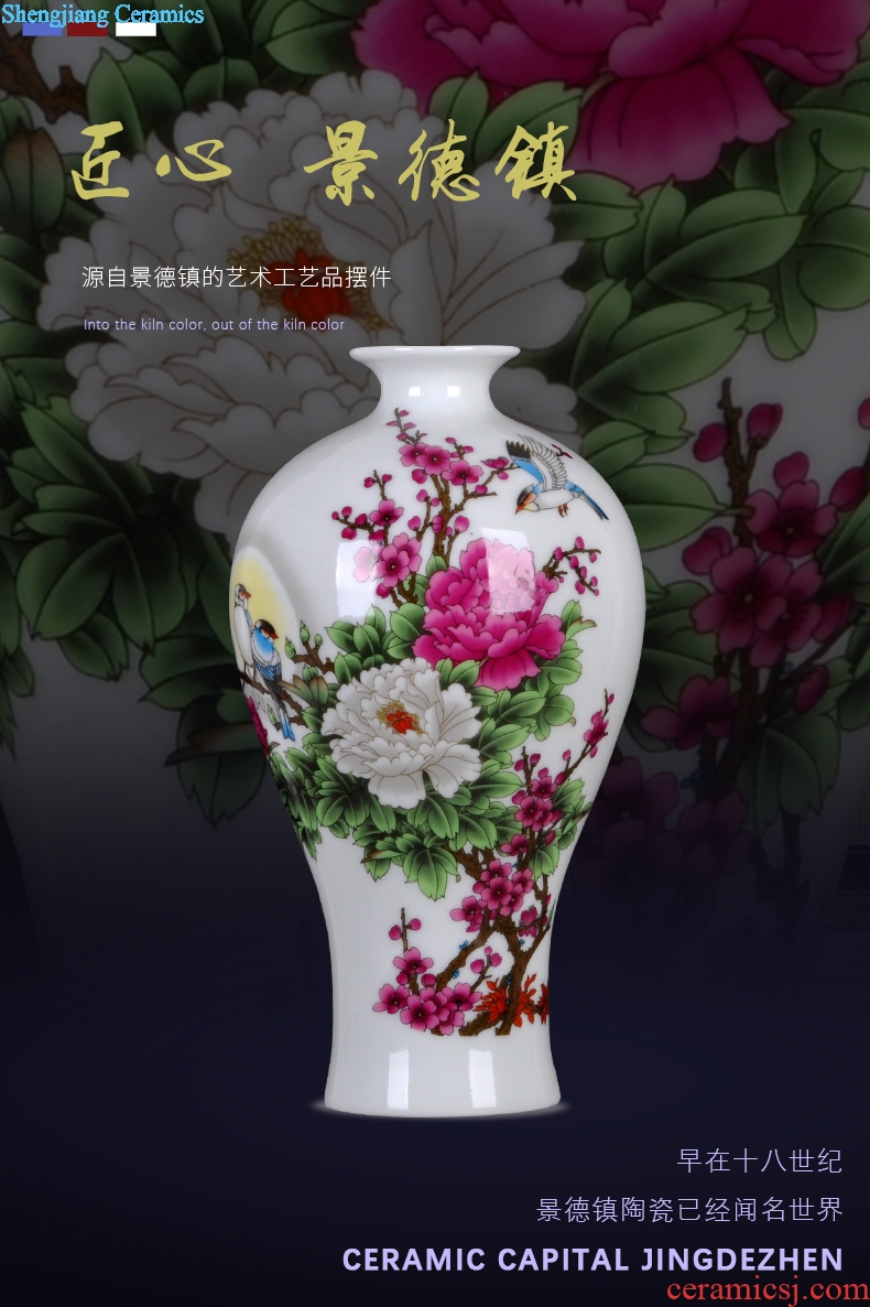 Jingdezhen ceramics vase modern home handicraft furnishing articles home sitting room adornment ornament gift