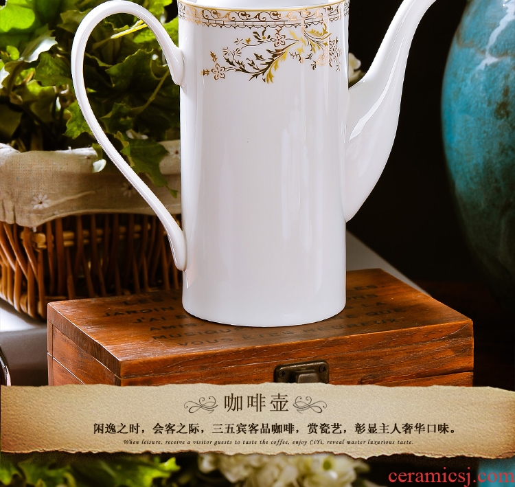 European bone China tea sets coffee cup afternoon tea set the headband ceramic tray receive coffee gifts