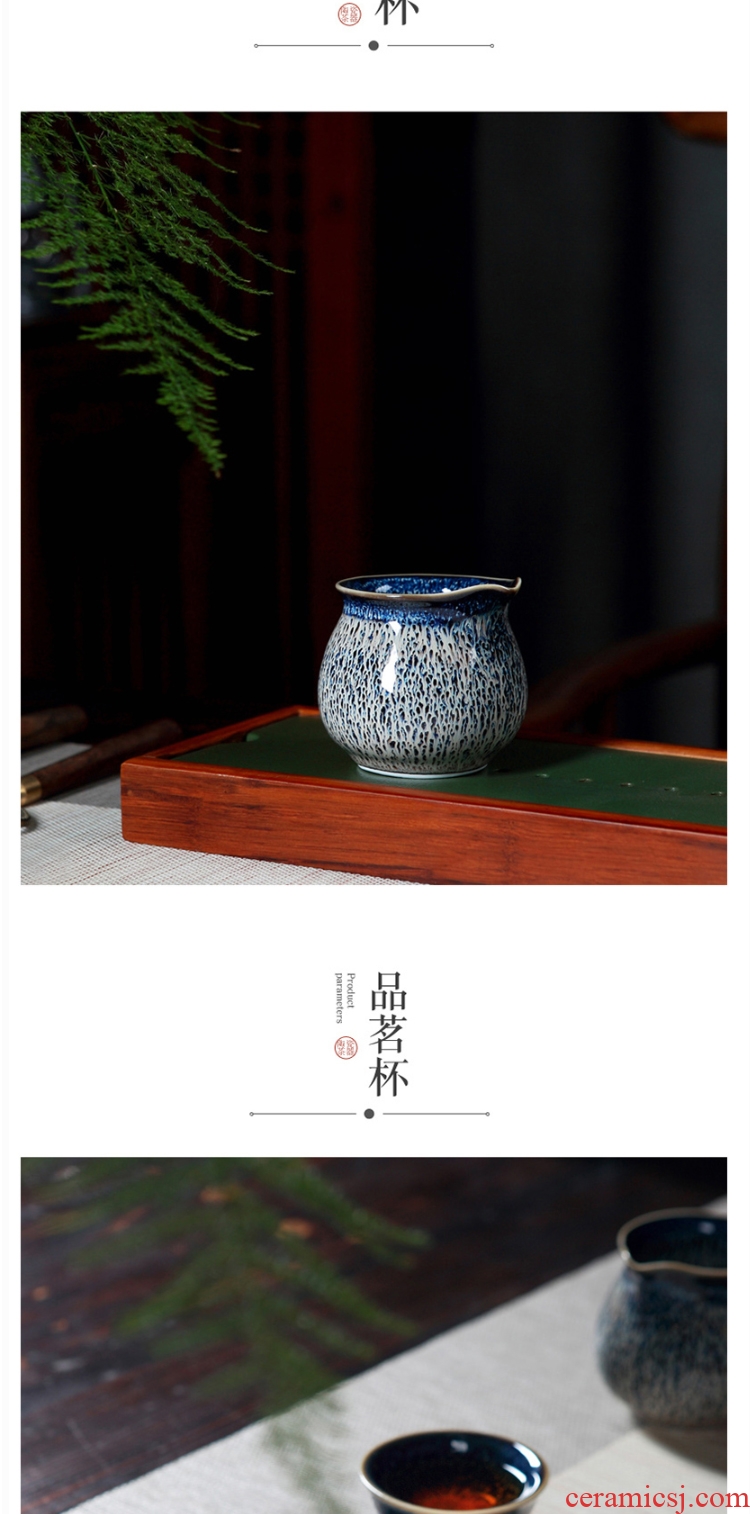 DH jingdezhen ceramic kung fu tea set tea home sitting room teapot tea restoring ancient ways is a whole set of cups