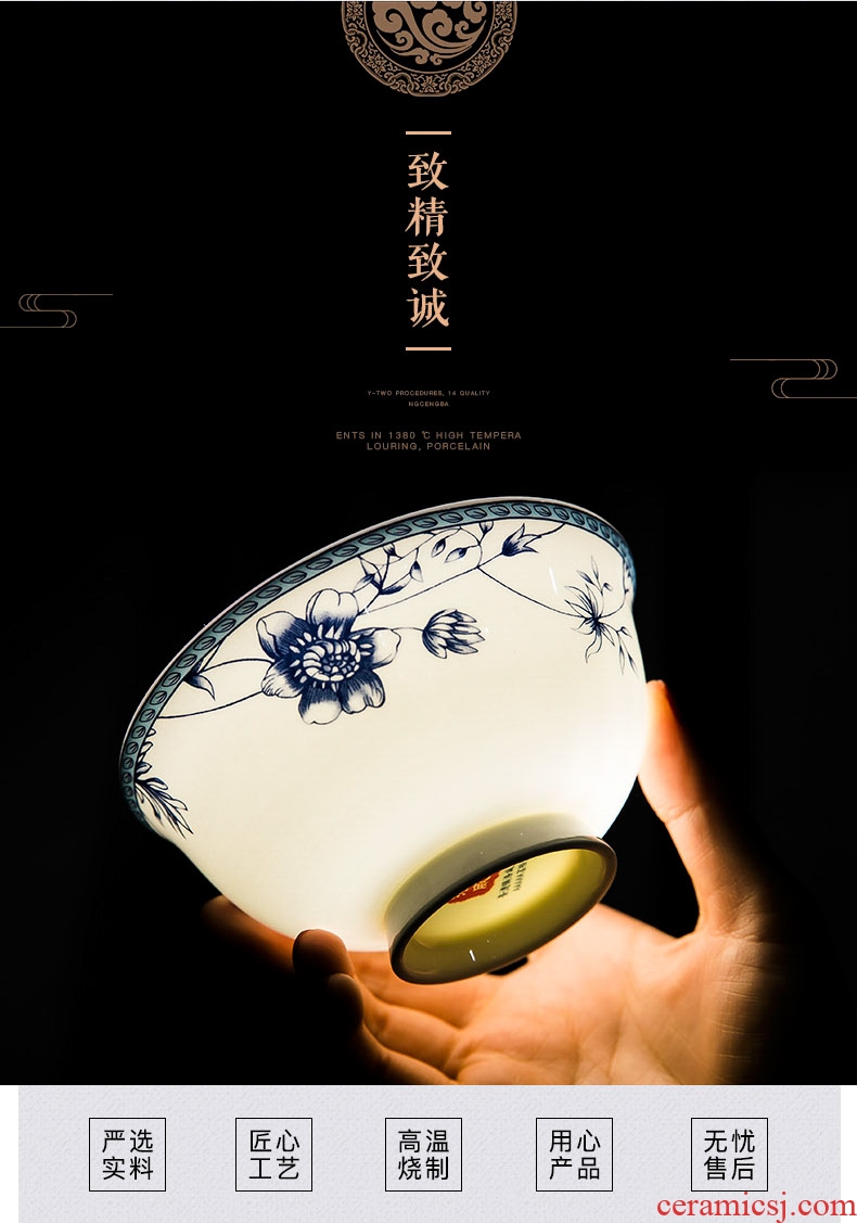 [directly] Philip trent dishes suit Chinese jingdezhen colored enamel palace bone porcelain tableware home dishes