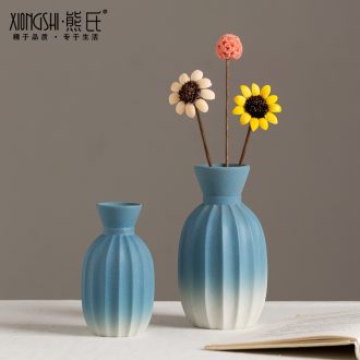 Contracted the Nordic geometric ceramic floret bottle ins dried flowers flower arrangement home decoration day pattern sitting room China