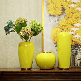 Postmodern new Chinese style ceramic vase furnishing articles dried flower arranging flowers sitting room TV ark contemporary and contracted household decorations