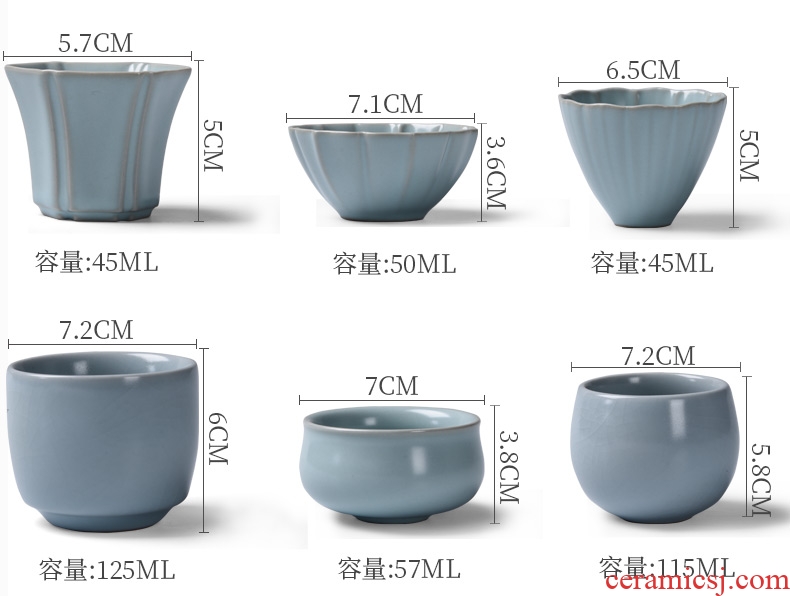 HaoFeng your kiln on ceramic cups individual cup sample tea cup Japanese master kung fu tea cups tea accessories