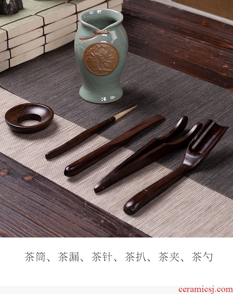 Six gentleman, your kiln tea sets accessories of jingdezhen tea service detong ChaGa) ChaBo ChaZhen TSP