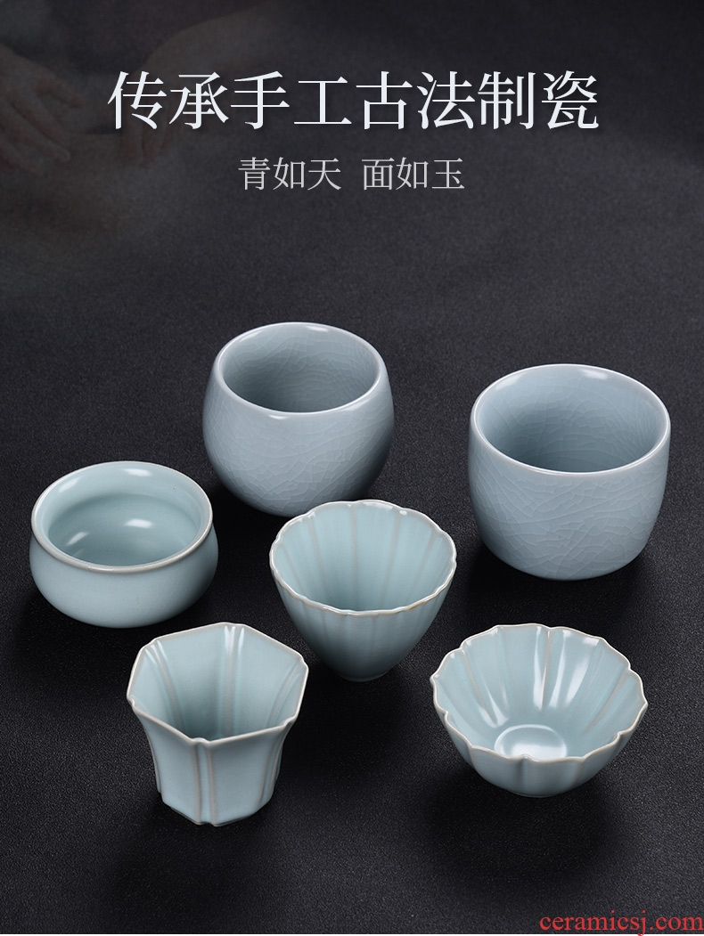 HaoFeng your kiln on ceramic cups individual cup sample tea cup Japanese master kung fu tea cups tea accessories