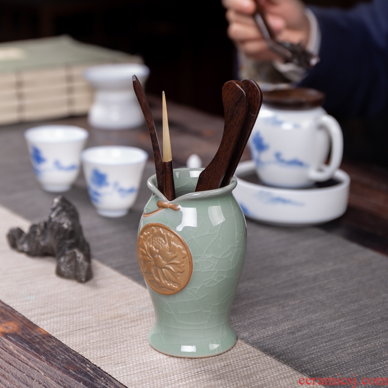 Six gentleman, your kiln tea sets accessories of jingdezhen tea service detong ChaGa) ChaBo ChaZhen TSP