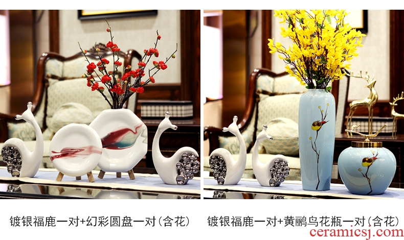 Wine accessories furnishing articles flower arranging contemporary and contracted sitting room porch TV ark soft outfit ceramic vase household act the role ofing is tasted
