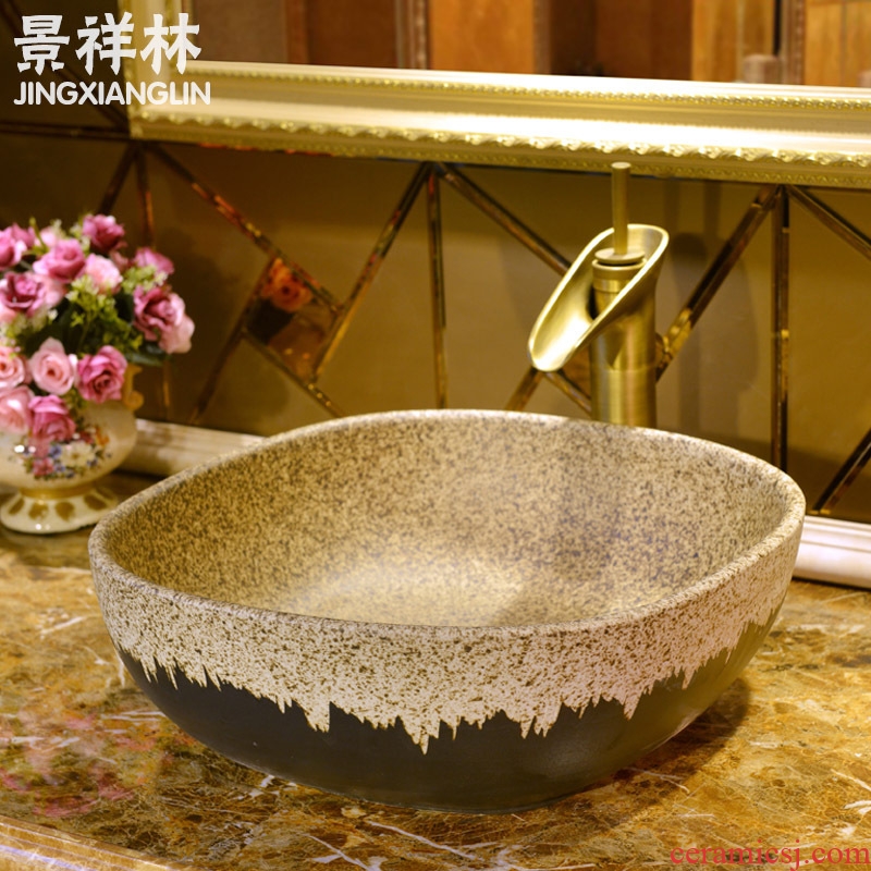JingXiangLin European contracted jingdezhen hand basin on the lavatory basin & ndash; & ndash; rolling