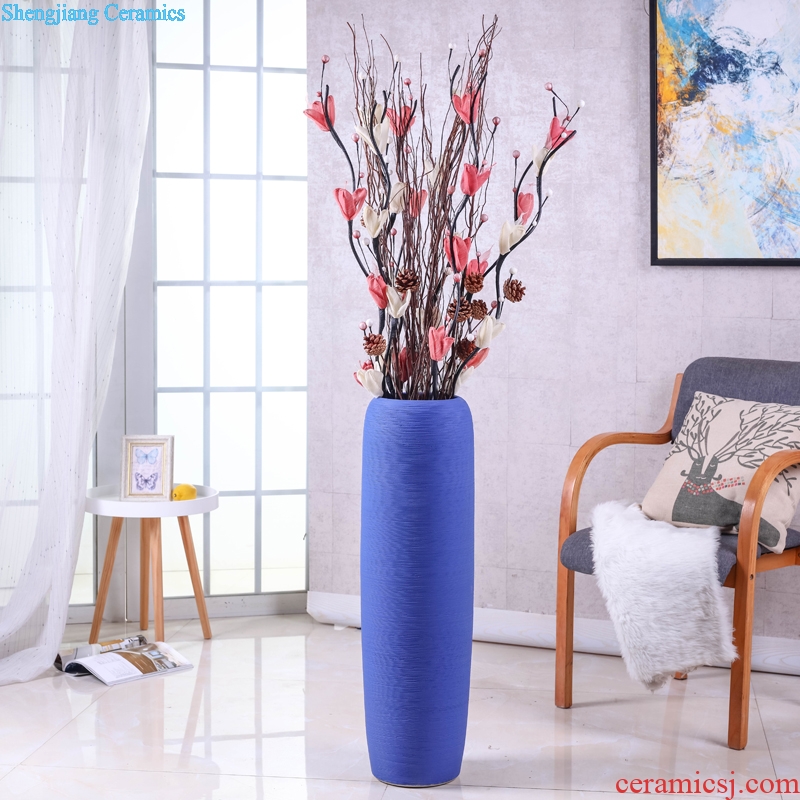 Nordic landing simulation flower vase, suit large ceramics from contemporary and contracted sitting room porch dry flower arranging flowers is placed