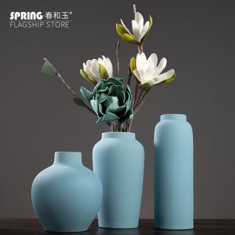 Contemporary and contracted ceramic vase furnishing articles home Nordic living room TV cabinet table soft adornment porch decoration