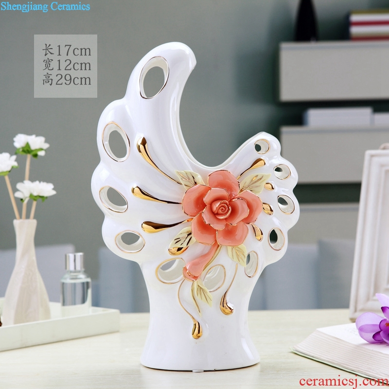 Clear ideas of Europe type TV ark ceramic vase household wine sitting room porch modern furnishing articles dealing with ornament