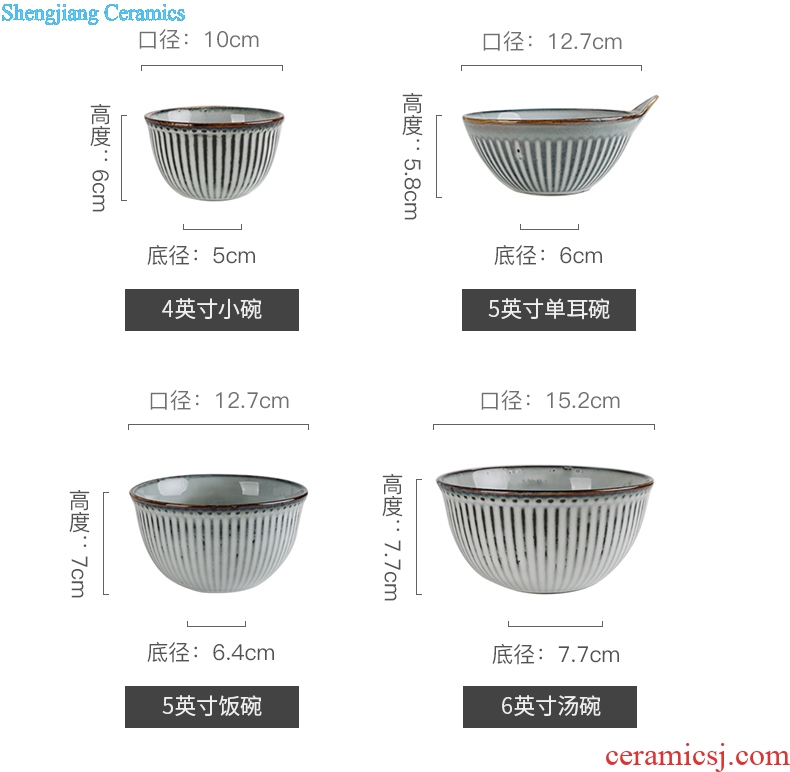 Ijarl million jia ou household jobs ceramic bowl pull rainbow noodle bowl household more creative rainbow noodle bowl dishes soup bowl