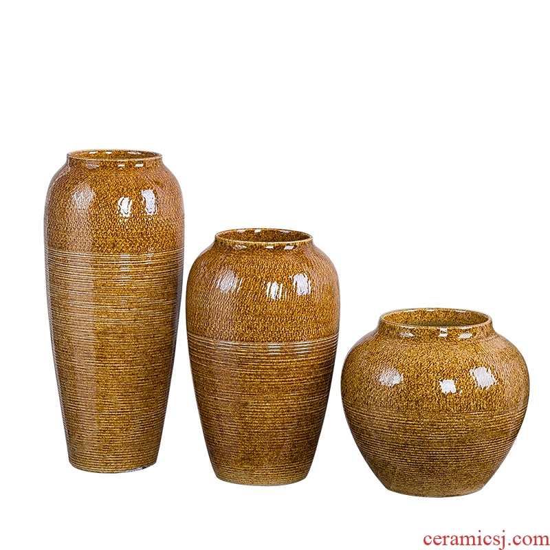 Gagarin's contemporary and contracted ceramic plug vase and restoring ancient ways