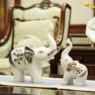 Ceramic elephant wine accessories furnishing articles household act the role ofing is tasted sitting room porch TV ark study modern simple decoration