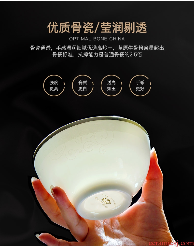 Jingdezhen European tableware suit creative ceramic bowl rice bowls to eat rice bowl household rainbow noodle bowl porringer personality