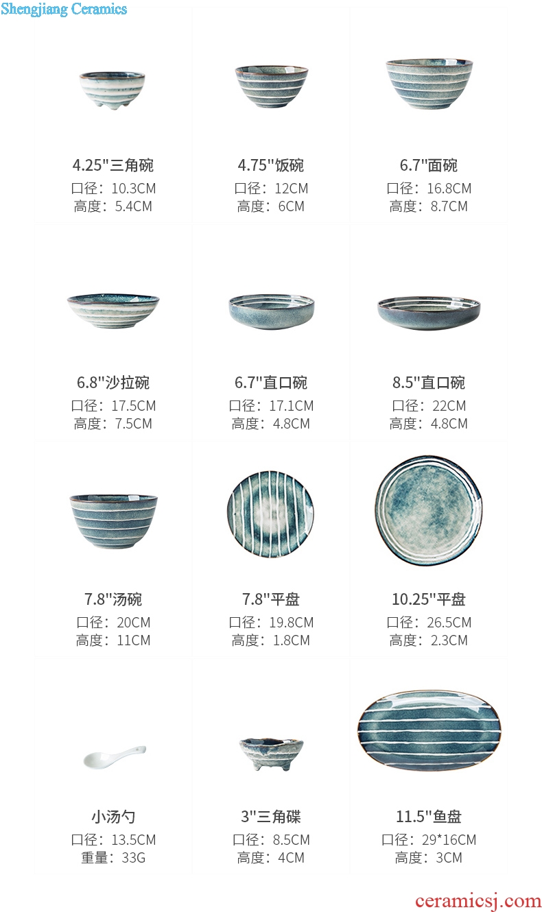 Nordic ceramic tableware, literary web celebrity good-looking Japanese new creative western food steak dinner plates