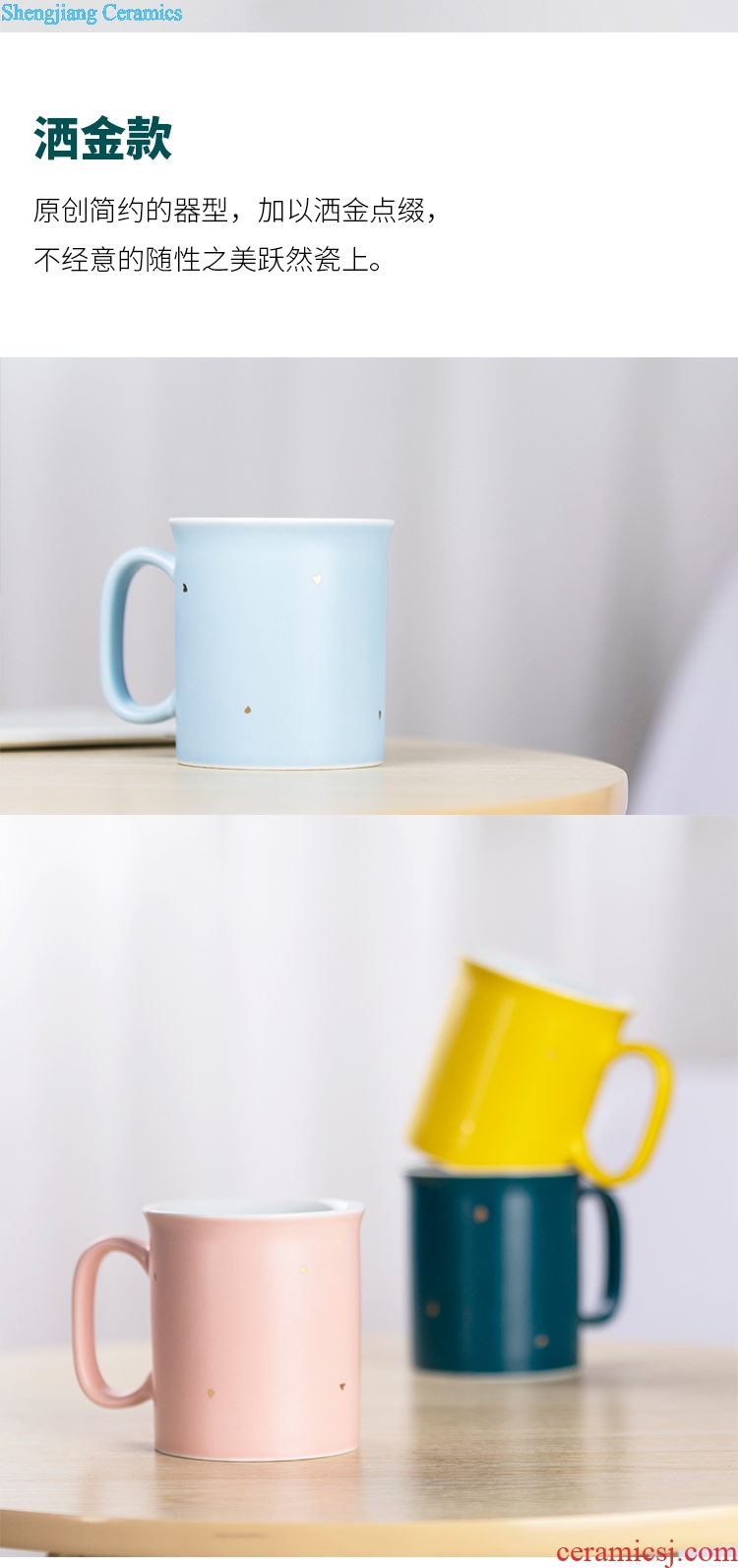 Designer duds & middot; High temperature inferior smooth color glazed ceramic mugs