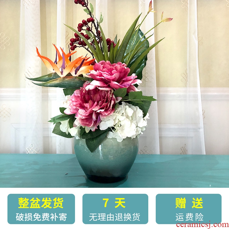 Ceramic vase furnishing articles sitting room the dried flower art flower arranging flowers, household act the role ofing is tasted mesa of jingdezhen ceramic arts and crafts