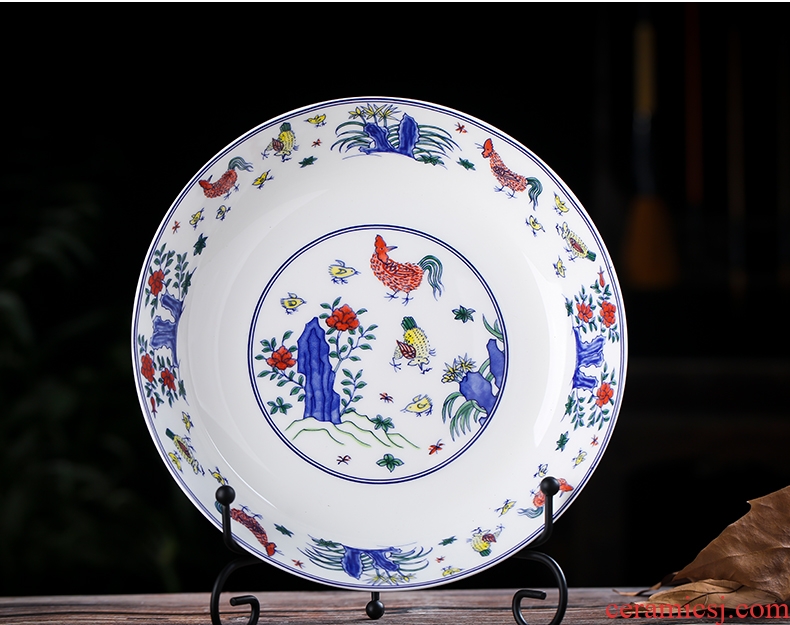 Dishes suit household contracted bone porcelain Chinese chopsticks combination of jingdezhen Chinese bowl tableware outfit dishes