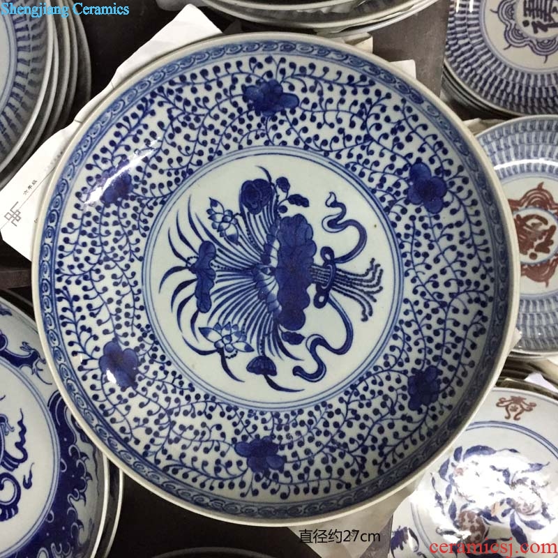 Jingdezhen hand-painted decorative porcelain lion furnishing articles archaize life of word hand-painted porcelain kangxi in the qing dynasty porcelain lion