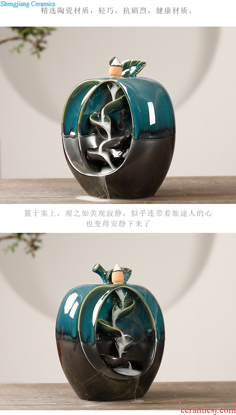 Tang dynasty ceramics back censer apple household sandalwood aloes indoor carefully-selected spice smoked incense burner