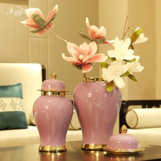 General European ceramic jars of furnishing articles American household living room show originality decorative flower arranging, porch decoration