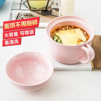 Million jia marca dragon Japanese creative rainbow noodle bowl with cover bubble large ceramic cup noodles take cover the bowls tableware