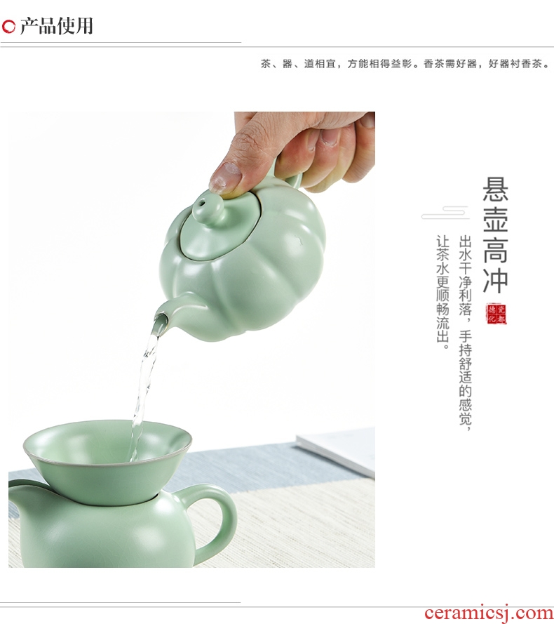 Beauty cabinet your kiln tea kettle azure single pot of slicing can raise your porcelain ceramic kung fu tea tea ware