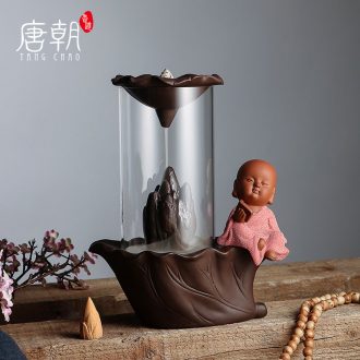 Back in tang dynasty incense burner creative ceramic furnishing articles zen teachers tea interior household smoke incense burner