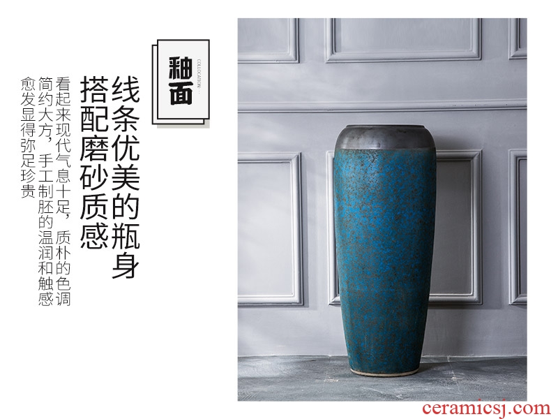 European ideas of jingdezhen ceramic vase of large sitting room flower arranging hotel villa household soft adornment POTS