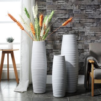 Nordic light much dry flower arranging ceramics of large vases, contemporary and contracted sitting room porch hotel lobby decoration