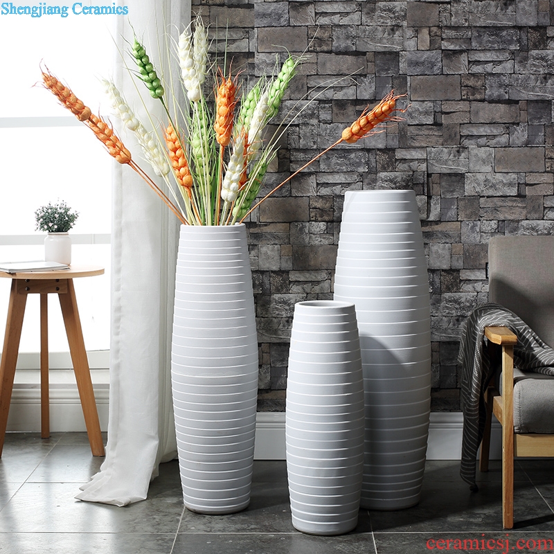 Nordic Light Much Dry Flower Arranging Ceramics Of Large Vases