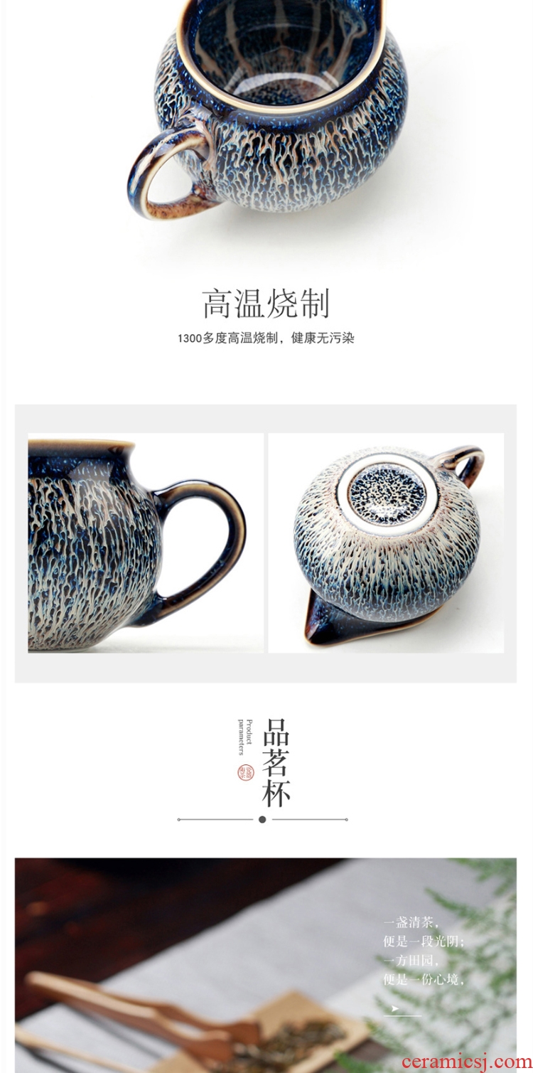 DH jingdezhen ceramic kung fu tea set tea home sitting room teapot tea restoring ancient ways is a whole set of cups