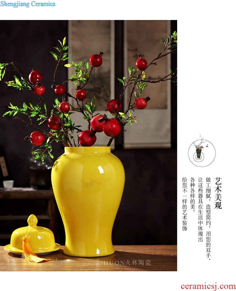 Jingdezhen Chinese general ceramic pot vase ideas of contemporary sitting room dried flowers flower arrangement, home furnishing articles