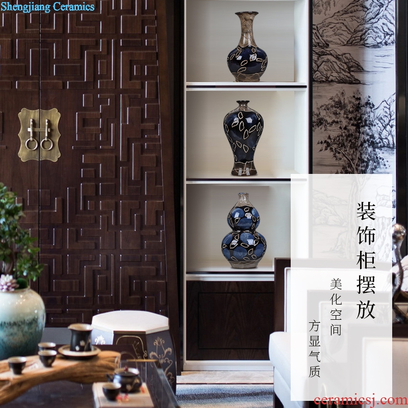 Jingdezhen ceramics archaize variable glaze vase ikea home sitting room craft ornaments rich ancient frame furnishing articles