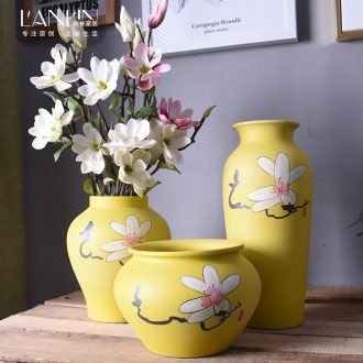 New Chinese vase living room TV table wine porch flower arranging place to live in jingdezhen ceramic installed