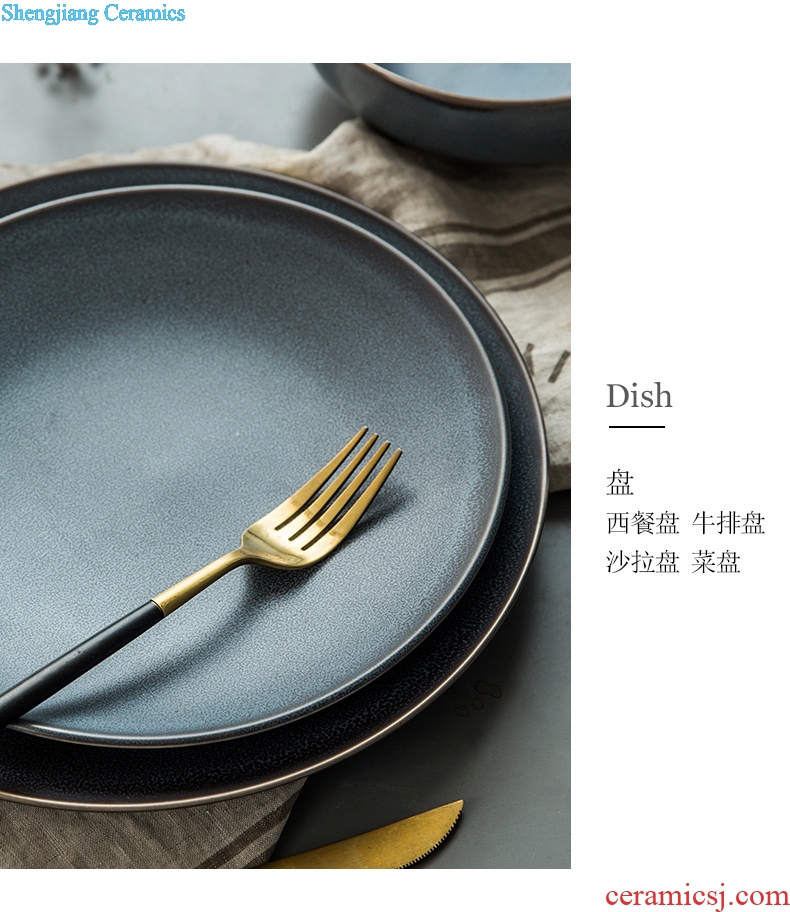 Ijarl Nordic home 0 ceramic creative breakfast steak plate of pasta dish dish dish the ins web celebrity tableware