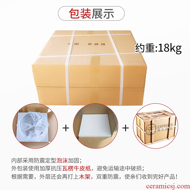 JingYan Bai Seyao stone thin edge square ceramic art stage basin sinks creative household toilet lavabo