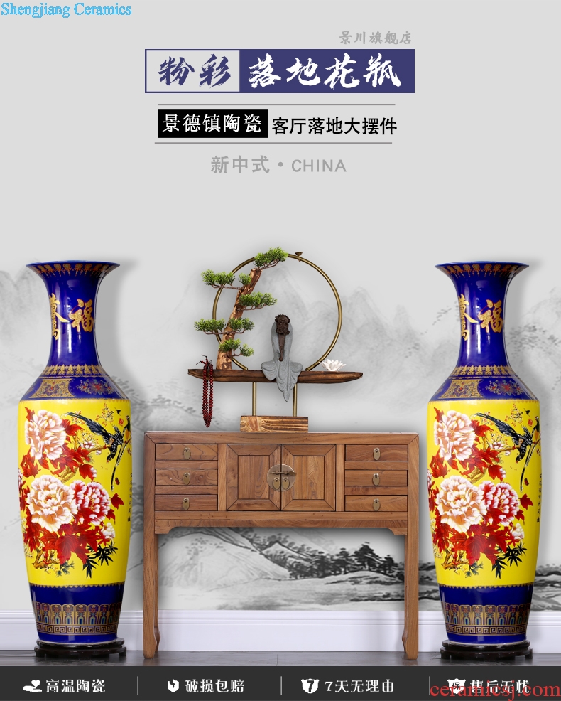 Jingdezhen ceramics vase of large sitting room large home decoration porcelain hotel opening gifts furnishing articles