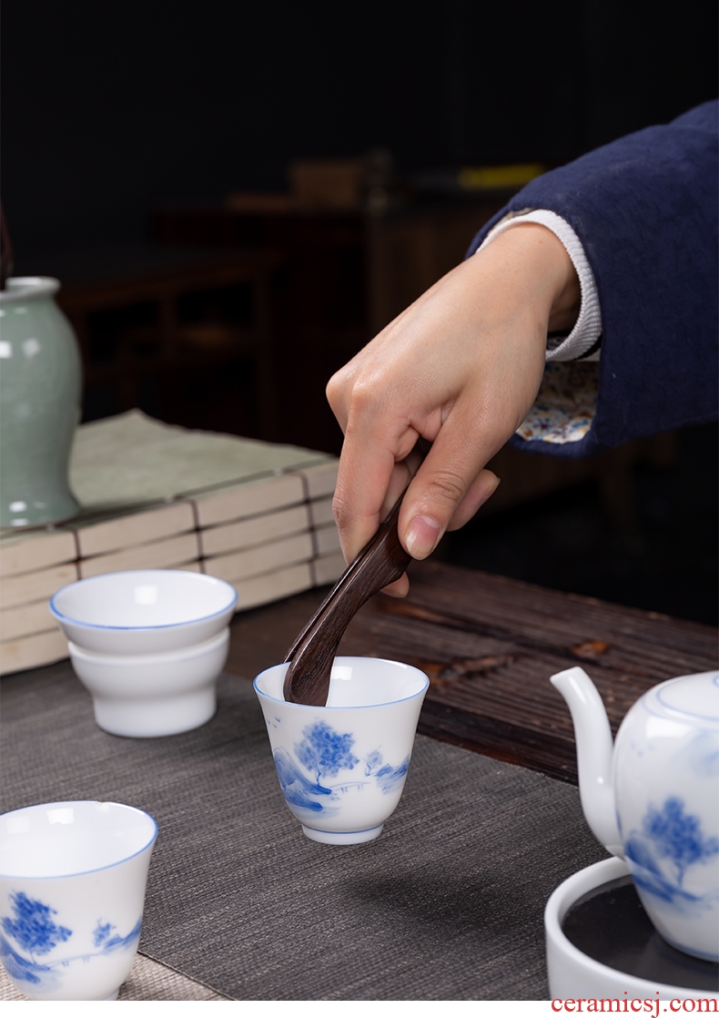 Six gentleman, your kiln tea sets accessories of jingdezhen tea service detong ChaGa) ChaBo ChaZhen TSP