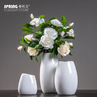 Contemporary and contracted ceramic vase furnishing articles creative home sitting room dry flower arranging flowers flower implement restaurant desktop decoration