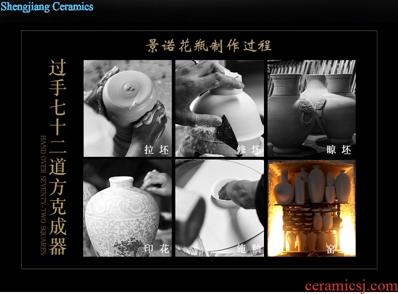 Jun porcelain of jingdezhen ceramics kiln crack vases, gourd home porch decoration decoration handicraft furnishing articles