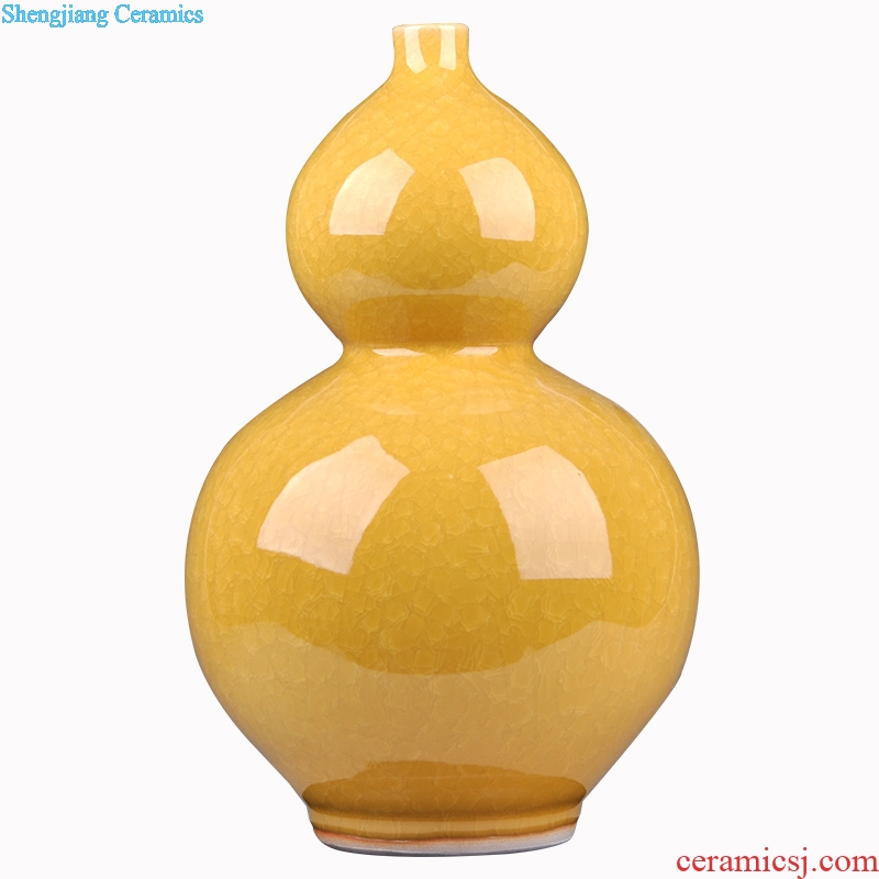 Archaize of jingdezhen ceramics kiln borneol crackle vase sitting room porch household adornment handicraft furnishing articles