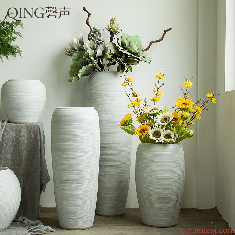 Jingdezhen Ceramic Vase Of Large Sitting Room Dry Flower Arranging Flowers Furnishing Articles Contracted And Contemporary White Clay Flowerpots By Hand Buy Jingdezhen Porcelain And Ceramics,Herringbone Subway Tile Kitchen Backsplash