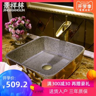 JingXiangLin European contracted jingdezhen traditional manual basin on the lavatory basin & ndash; & ndash; Lotus leaf