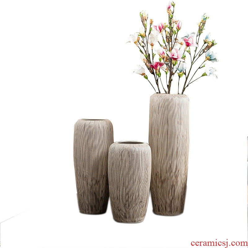 Gagarin ceramic vases, large living room dry flower arranging flowers floor European modern creative furnishing articles