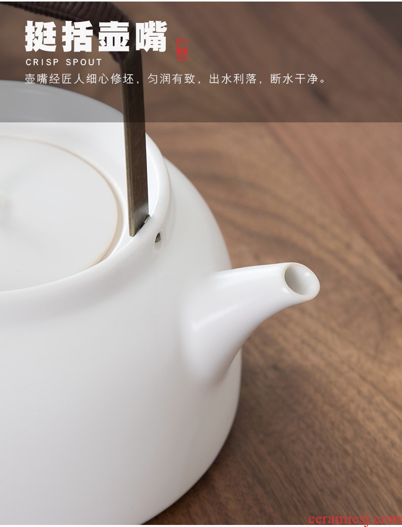 Mr Nan shan ling Lou kettle household electrical TaoLu boiled tea ware ceramic kung fu tea teapot tea set