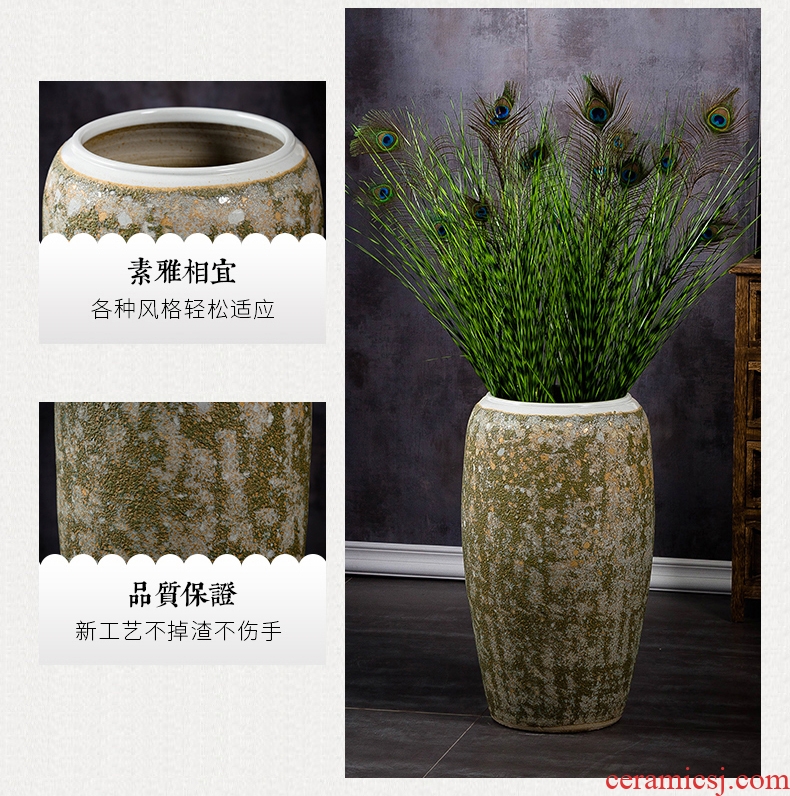 Restoring ancient ways of jingdezhen ceramic big vase landed the dried flower arranging furnishing articles window decoration hotel villa decoration POTS