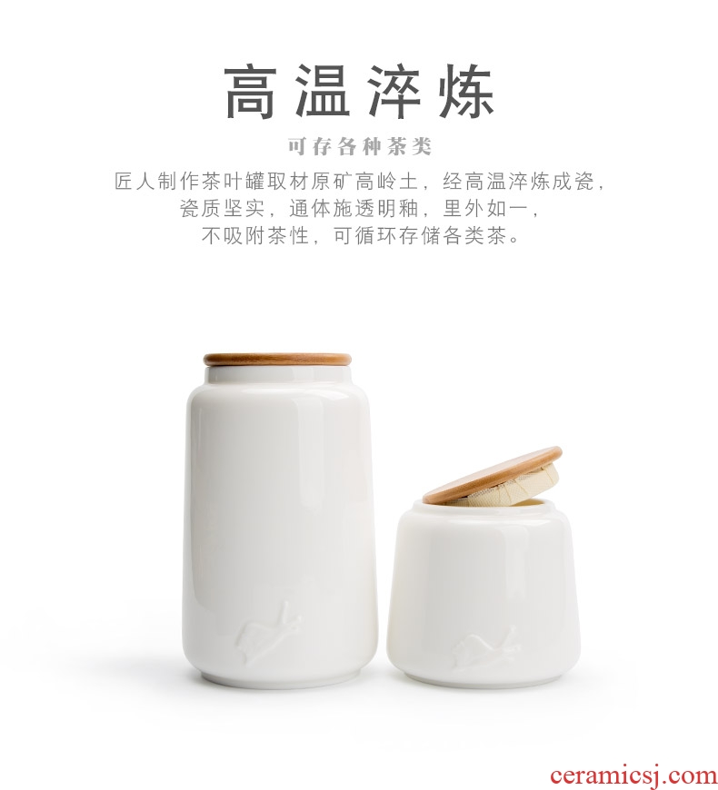 Mr Nan shan snail caddy tea sealed jar domestic large-sized ceramic moistureproof tea black tea pu-erh tea warehouse