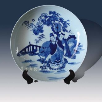 Jingdezhen painting kangxi to foster character decorative porcelain furnishing articles in the qing dynasty painting decorative porcelain